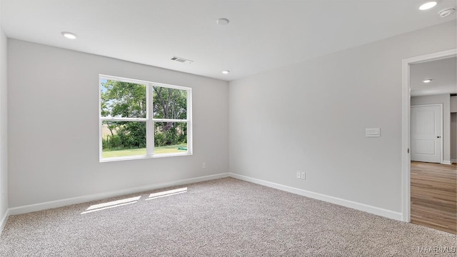 3140 Knotts Dr, Montgomery, AL 36116 - carpeted empty room featuring baseboards and recessed lighting