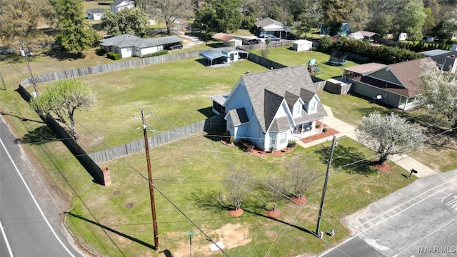 bird's eye view featuring a residential view