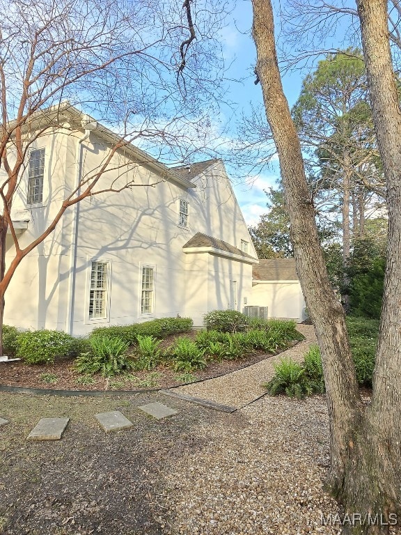 view of property exterior featuring stucco siding