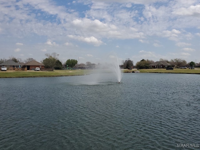 view of water feature