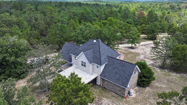 2011 Glenforest Dr, Prattville, AL 36067 - aerial view with a wooded view