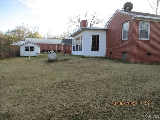 view of yard