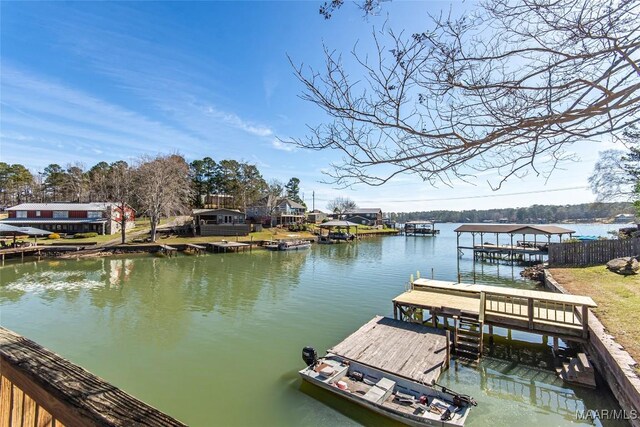 100 Royal Dr, Equality, AL 36026 - dock area featuring a water view