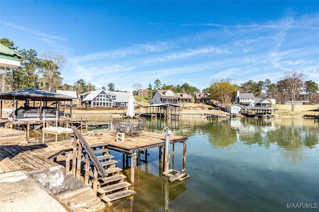 100 Royal Dr, Equality, AL 36026 - dock area featuring a water view and boat lift