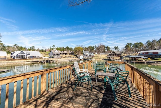 100 Royal Dr, Equality, AL 36026 - view of dock with a water view and a residential view