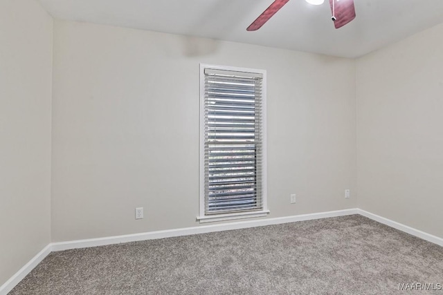 6528 Enfield Mews, Montgomery, AL 36117 - carpeted spare room featuring baseboards and a ceiling fan