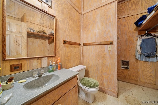13650 County Road 29th Rd, Clanton, AL 35045 - half bathroom with vanity and tile patterned flooring
