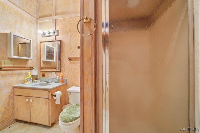 13650 County Road 29th Rd, Clanton, AL 35045 - full bath featuring vanity, a stall shower, and tile patterned floors