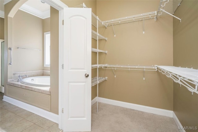 1605 Guiding Way Ln, Prattville, AL 36067 - walk in closet featuring arched walkways