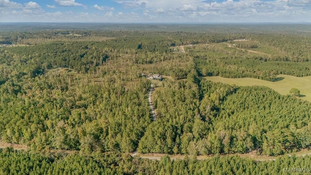 aerial view with a view of trees