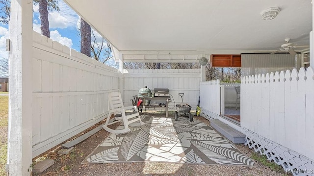 212 N Taylor St, Autaugaville, AL 36067 - view of patio with fence