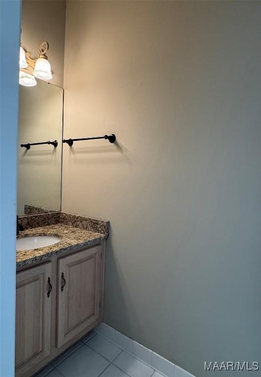 8518 Plantation Ridge Rd, Montgomery, AL 36116 - bathroom featuring vanity and tile patterned flooring