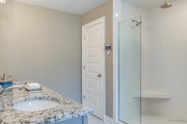 101 Ananias St, Troy, AL 36079 - full bathroom with a stall shower and vanity