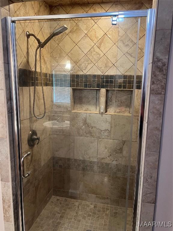 376 Mckenzie St, Mckenzie, AL 36456 - full bathroom with a stall shower