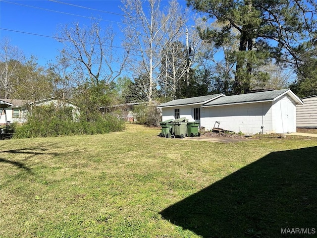 view of yard