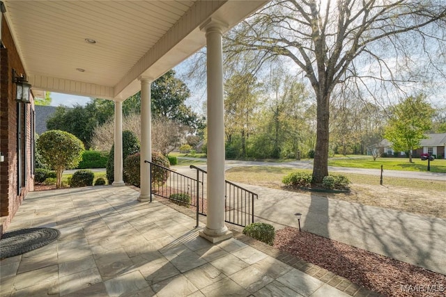 1580 W Overbrook Rd, Millbrook, AL 36054 - view of patio / terrace with covered porch