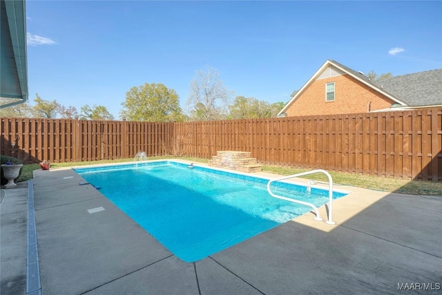 1580 W Overbrook Rd, Millbrook, AL 36054 - view of swimming pool with a fenced backyard, a patio, and a fenced in pool