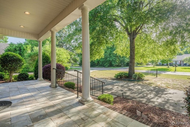 1580 W Overbrook Rd, Millbrook, AL 36054 - view of patio with covered porch