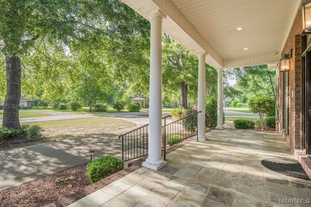 1580 W Overbrook Rd, Millbrook, AL 36054 - view of patio with a porch