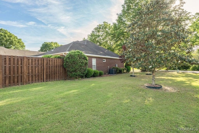 1580 W Overbrook Rd, Millbrook, AL 36054 - view of yard with fence and central AC