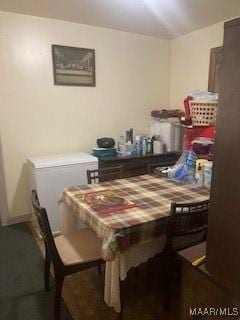 view of dining space