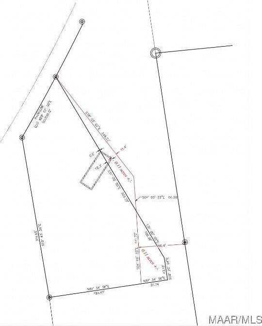 9100 Grier Rd, Wetumpka, AL 36092 - survey map / technical document