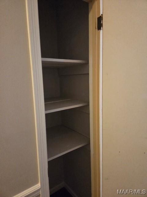 view of closet
