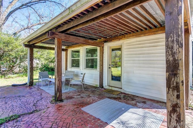 view of patio