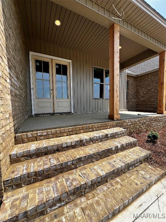 228 Mountain Laurel Rdg, Wetumpka, AL 36093 - property entrance featuring french doors
