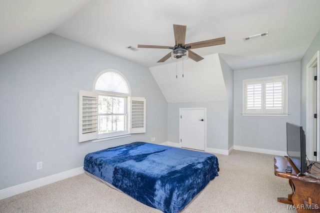 2714 County Road 54, Ozark, AL 36360 - bedroom featuring multiple windows, visible vents, and carpet