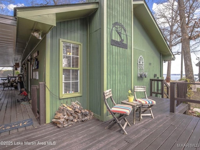 197 Maple Ridge Rd, Alexander City, AL 35010 - view of wooden deck