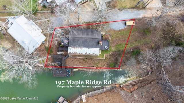 197 Maple Ridge Rd, Alexander City, AL 35010 - birds eye view of property