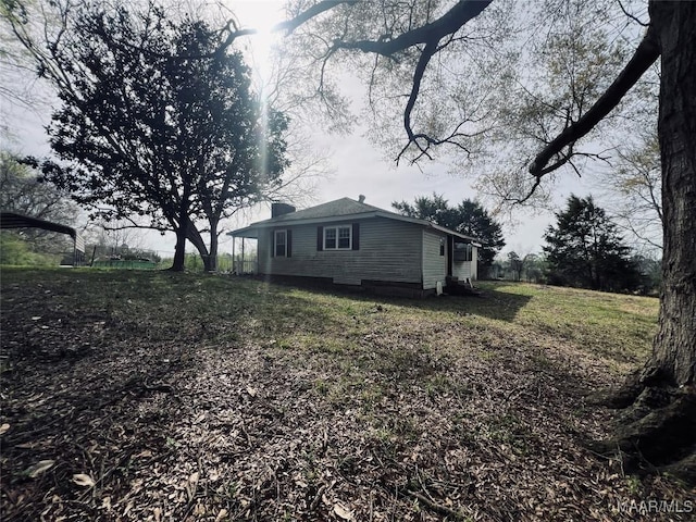 view of property exterior
