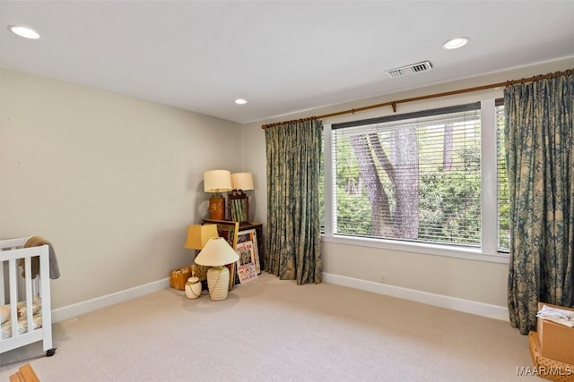 3552 Thomas Ave, Montgomery, AL 36111 - carpeted bedroom featuring baseboards and recessed lighting