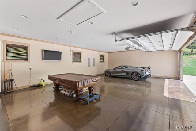 177 Tankersley Rd, Wetumpka, AL 36092 - garage with recessed lighting and baseboards