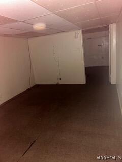 1985 Rigby St, Montgomery, AL 36110 - finished below grade area featuring a drop ceiling