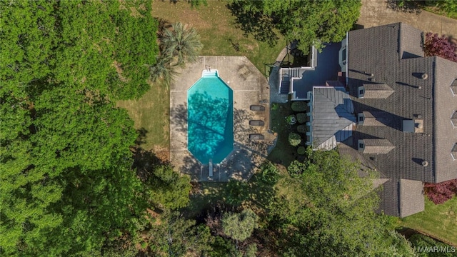 6432 Wynwood Pl, Montgomery, AL 36117 - bird's eye view of a pool area
