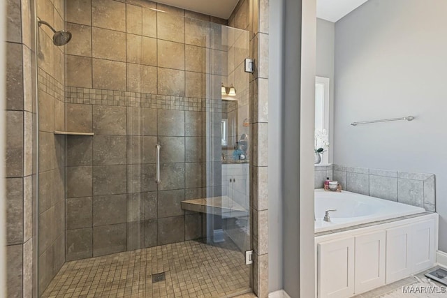 184 Houston St, Prattville, AL 36066 - bathroom with a bath and a stall shower