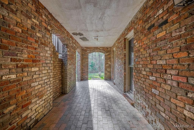 view of patio with covered porch