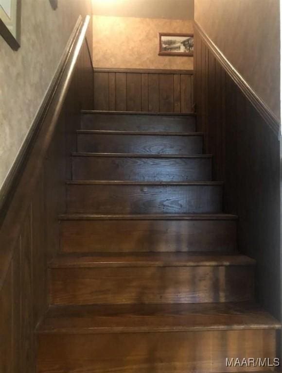view of stairs