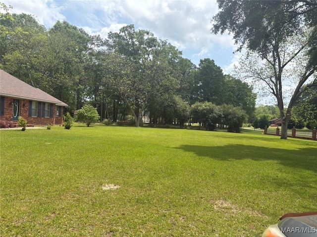 view of yard