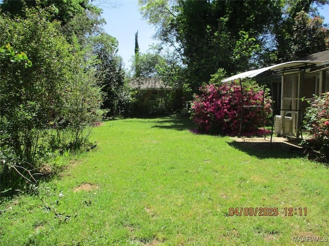 view of yard