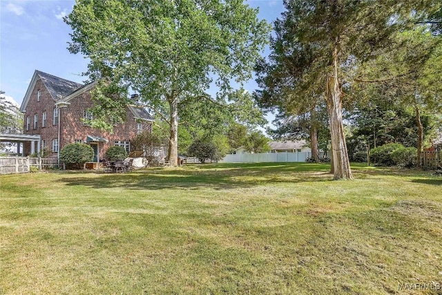 100 S Franklin Ave, Luverne, AL 36049 - view of yard with fence