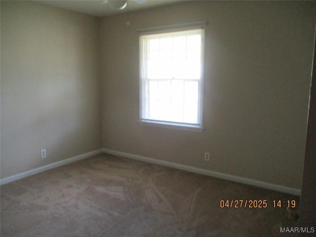 3244 Cheltenham Dr, Montgomery, AL 36116 - empty room featuring carpet, ceiling fan, a wealth of natural light, and baseboards