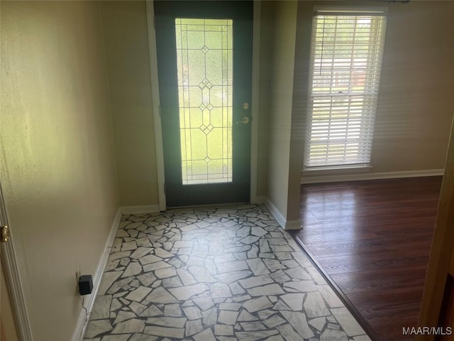 3244 Cheltenham Dr, Montgomery, AL 36116 - foyer entrance featuring stone finish floor, a wealth of natural light, and baseboards
