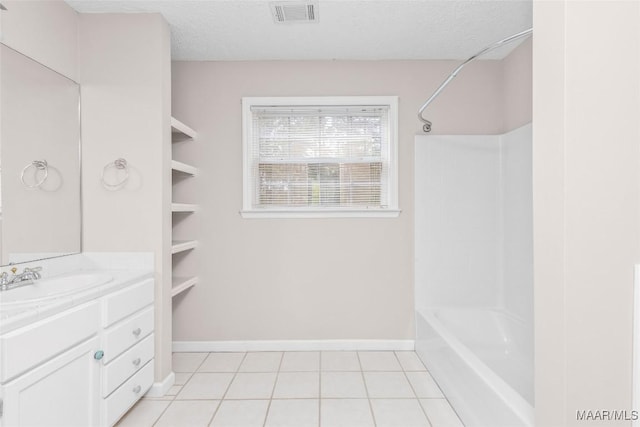 733 Cartwright Rd, Titus, AL 36080 - full bath with baseboards, visible vents, bathing tub / shower combination, and vanity