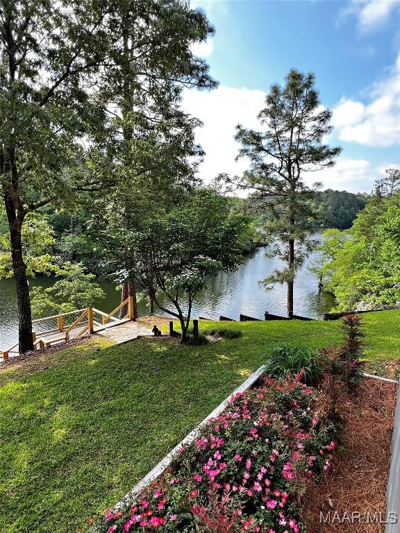 733 Cartwright Rd, Titus, AL 36080 - view of yard with a water view