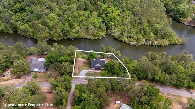 733 Cartwright Rd, Titus, AL 36080 - birds eye view of property with a water view