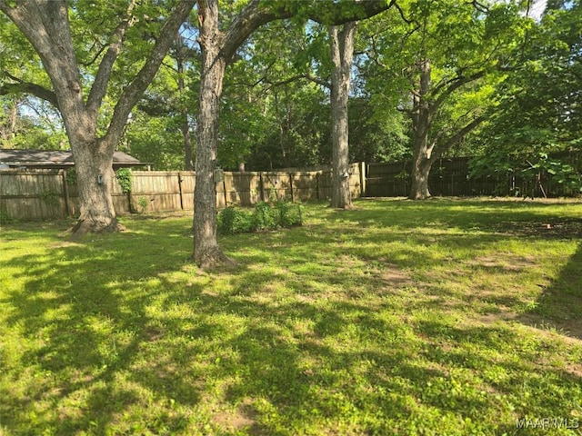 2724 Crestview Ave, Montgomery, AL 36109 - view of yard with a fenced backyard