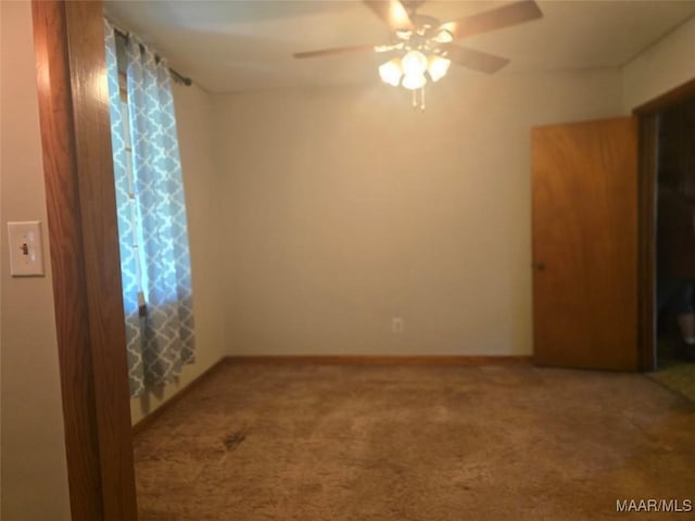 2724 Crestview Ave, Montgomery, AL 36109 - unfurnished bedroom featuring carpet and ceiling fan